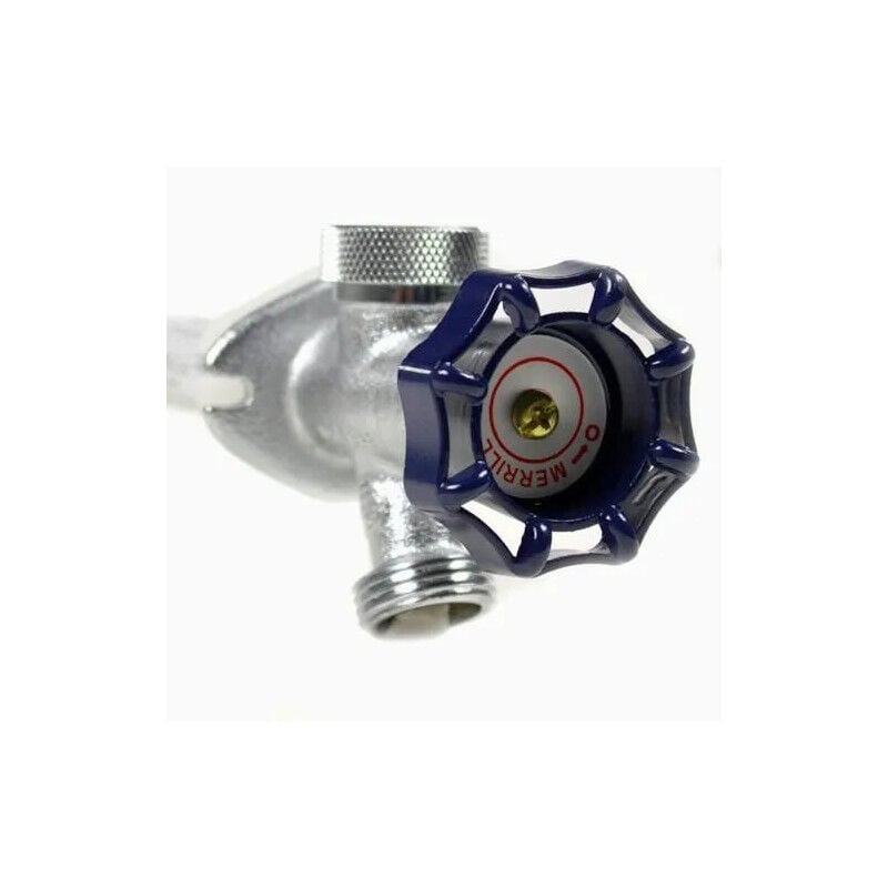 Merrill - Robinet mural incongelable à traversée de mur, 30cm