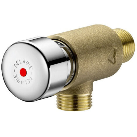 DELABIE Robinet lave-mains mural temporisé TEMPOSTOP temporisation 7 secondes, corps brut