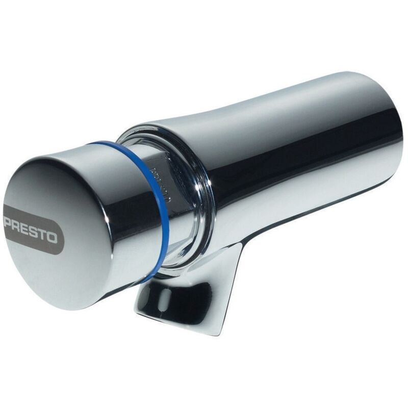 Presto - Robinet simple mural Néo - Saillie 65mm - Eau froide 15 secondes