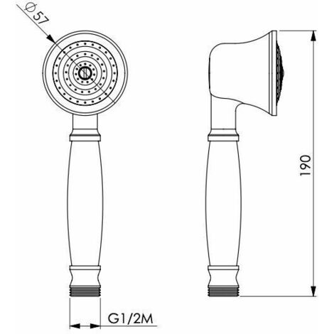Robinet orientable à 1440° - Fixe - Laiton M22/M20/M24