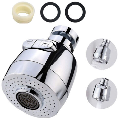 Robinet pivotant, rallonge de robinet de cuisine, tête de douchette pivotante à 360°, composant de rechange, diffuseur, accessoires de cuisine (A)