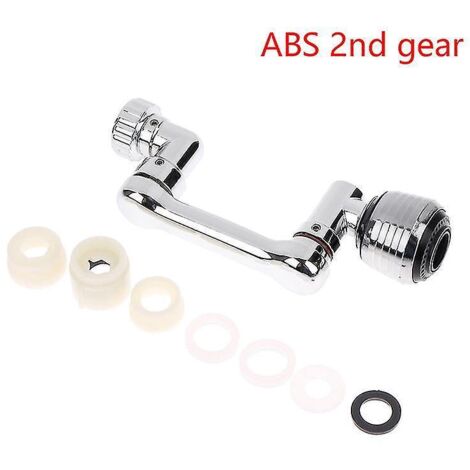 Robinet pivotant universel à rotation à 1080 degrés avec aérateur intégré pour cuisine - Large ouverture Hfmqv-