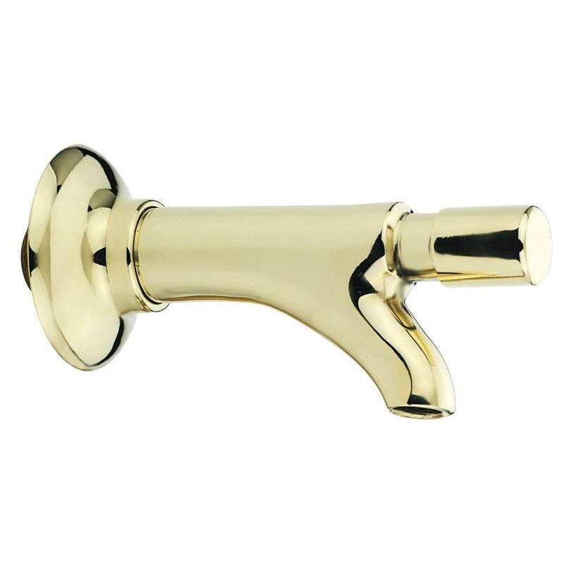 Idral - Robinet à Bouton Poussoir Simple Laiton Jaune 1/2'