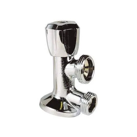 Robinet pour machine à laver, avec applique incorporée