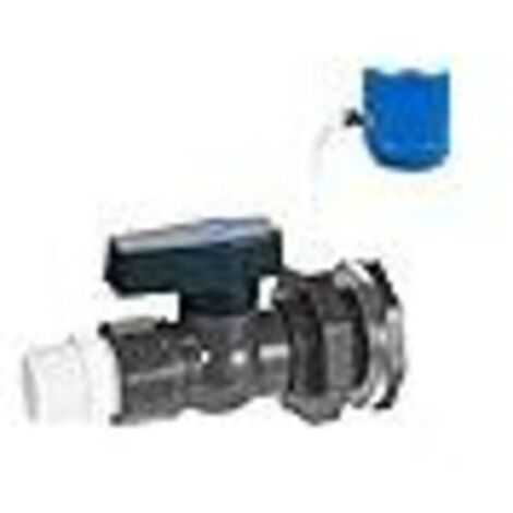 Robinet pour recuperateur d Eau de Pluie 3/4", Vanne pour tonneau de Pluie en PVC avec raccord de cloison et Adaptateur de Tuyau pour Aquariums, piscines, tonneaux de Jardin (3/4")