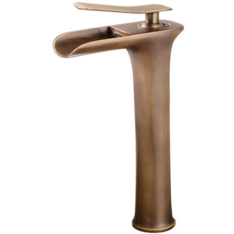 Robinet pour vasque antique laiton Haut Robinet de Lavabo