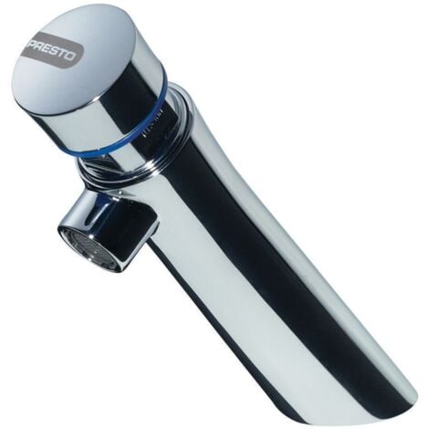 Robinet poussoir temporisé de lavabo sur plage Neo - Presto