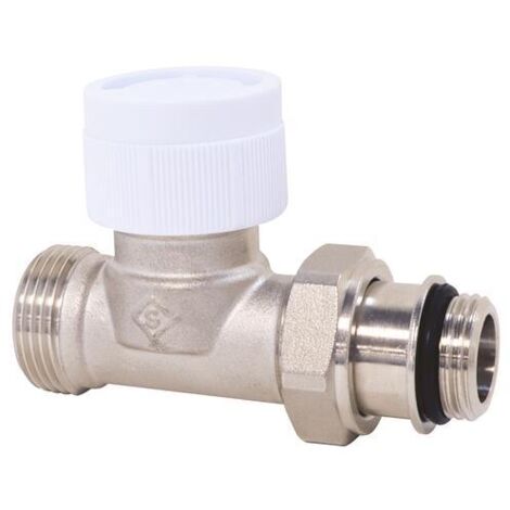 Robinet radiateur corps nu droit 3/4EK