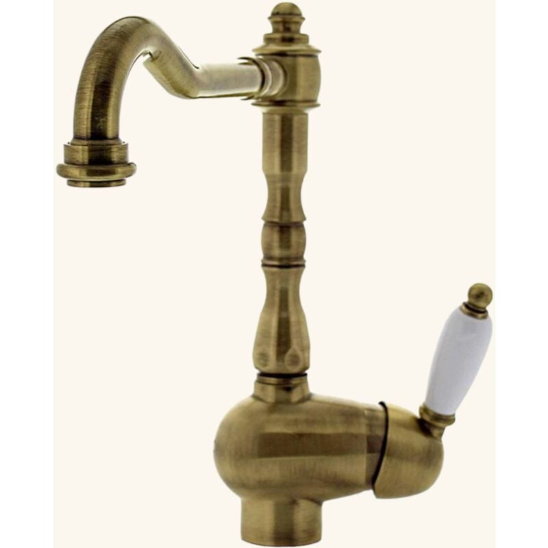 Robinet vintage vieux bronze Paffoni leon