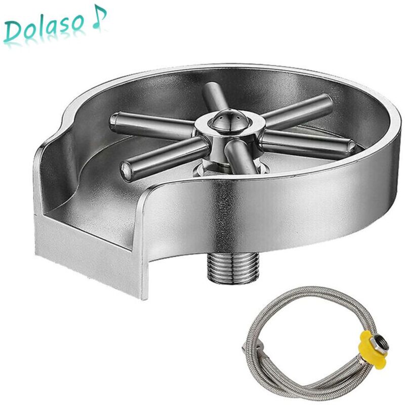Dolaso - Robinet Rinceur de verre Presse automatique Évier de cuisine Nettoyant pour verre