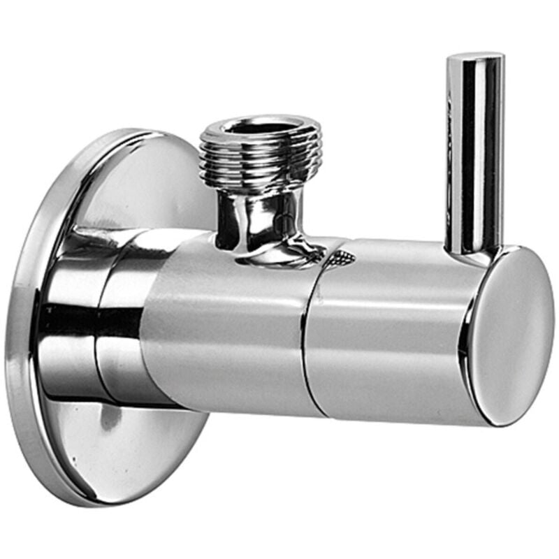 Robinet rond 3/8 sortie laiton chromé - Lineabeta