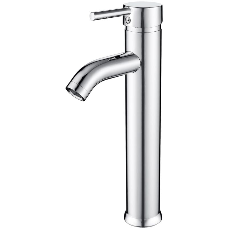 Beijiyi - Robinet Salle Bain Haut, Monocommande Mitigeur Lavabo Robinet pour Vasque, Chaude et Froide Réglable de Mitigeur Vasque Salle de Bain,