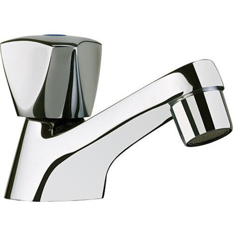 Robinet simple d'eau froide Etou chromé, sans garniture saillie 88mm