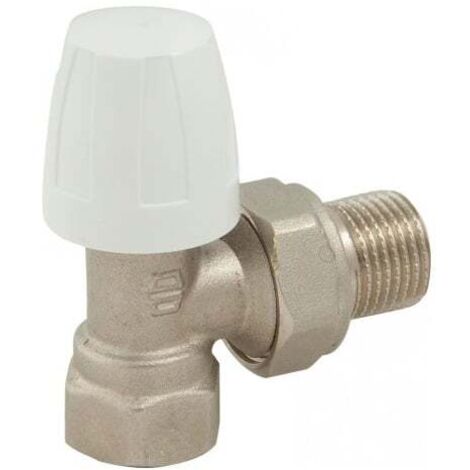 Robinet simple réglage équerre Mâle Femelle 1/2" (15/21) - Conecterm