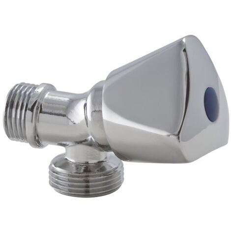 Robinet sortie oblique - M 1/2' - Nez M 3/4' - Riquier