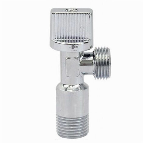 Robinet Sous évier Chrome 1/2 1/2 Sous évier 8cm Valve Chromée 59985