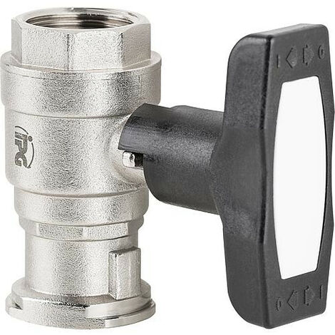 Robinet spherique T-isolation Type B,DN32(11/4")femxDN32(11/4") bride PN20, passage intégral