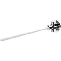 Robinet temporisé à commande fémorale pour lavabo - Tempogenou Delabie - modèle droit 1/2, Longueur 432 mm, pour arrivée en ligne