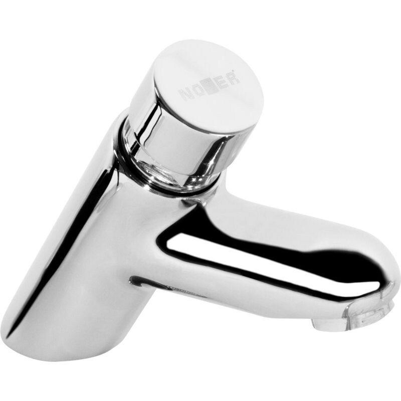 Nofer - Robinet temporisé de comptoir pour lavabo
