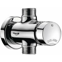 Robinet TEMPOSOFT 2 - 1/2" pour urinoir ordinaire ou siphonique - droit pour raccordement en ligne
