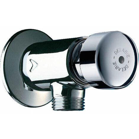 Robinet Tempostop urinoir équerre - Delabie