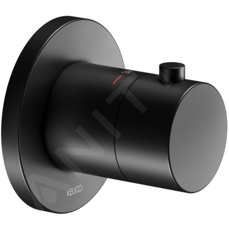 Keuco - ixmo - Mitigeur thermostatique encastré, chrome noir 59553130001