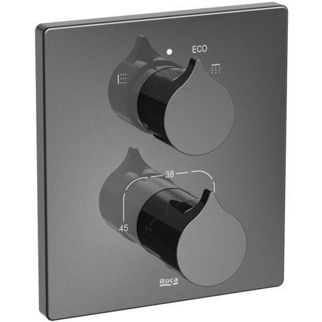 Robinet thermostatique bain-douche INSIGNIA - ROCA Couleur : noir titane