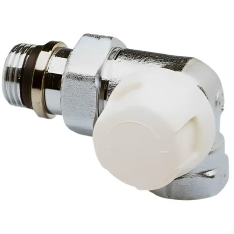 Robinet thermostatique, corps double équerre droite Caleffi, 12x17 (3/8")