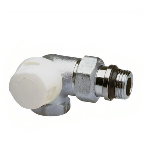 Robinet thermostatique, corps double équerre gauche Caleffi, 12x17 (3/8")
