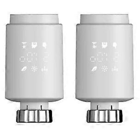 Robinet thermostatique de radiateur Tuya ZigBee, thermostat TRV intelligent, contrôle de température programmable pour radiateur