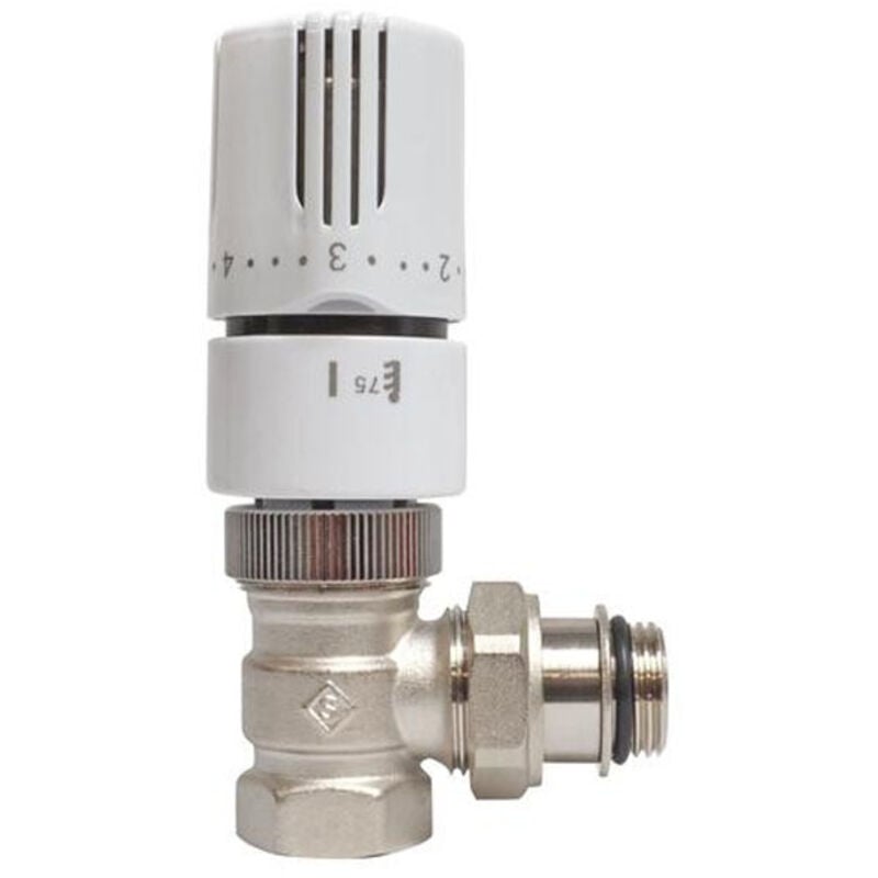 Tête thermostatique + Corps thermostatique équerre Femelle 1/2' (15/21) Somatherm