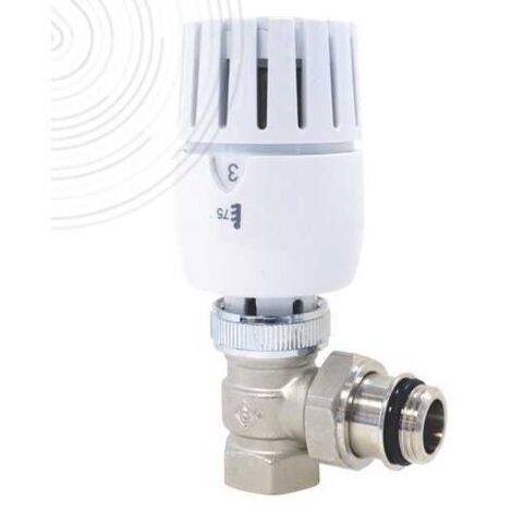 Robinet thermostatique équerre femelle 3/4" à élément sensible liquide vt0,5