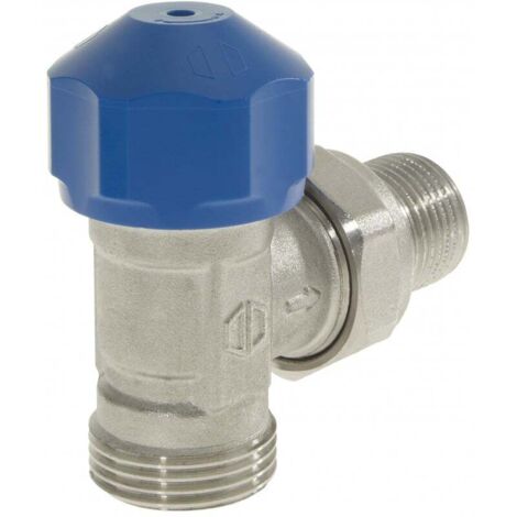 Robinet thermostatique équerre Mâle 1/2" (15/21) - Mâle 3/4 EK (eurocône) - Conecterm