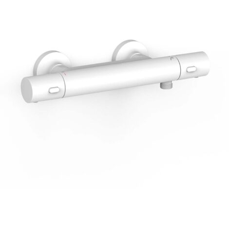 Robinet thermostatique mural Over-wall pour doucheSans accessoires Blanc mat - TRES 19016402BM
