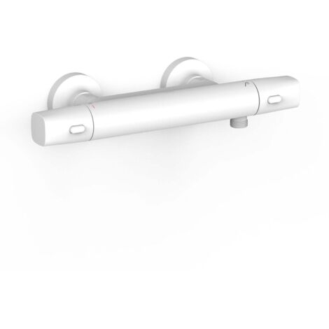 Robinet thermostatique mural Over-wall pour doucheSans accessoires Blanc mat - TRES 19016404BM