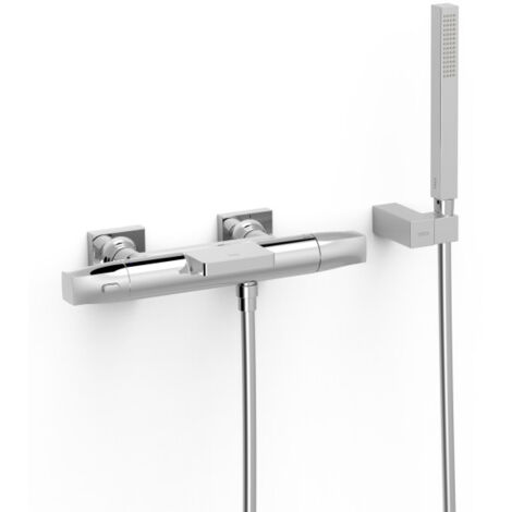 Robinet thermostatique mural pour baignoire et douche Chrome - TRES 19017489