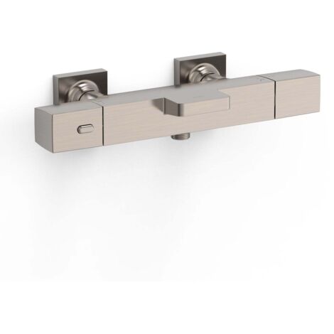 Robinet thermostatique mural pour baignoire et doucheSans accessoires Acier - TRES 19017406AC