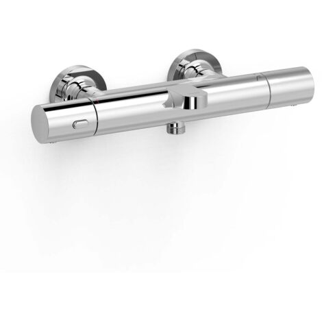 Robinet thermostatique mural pour baignoire et doucheSans accessoires Chrome - TRES 19017402