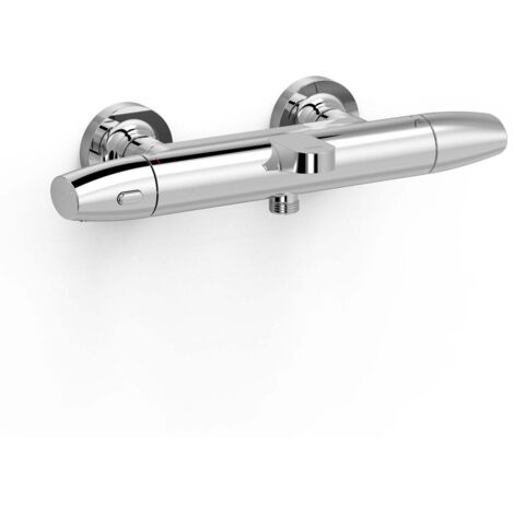 Robinet thermostatique mural pour baignoire et doucheSans accessoires Chrome - TRES 19017403