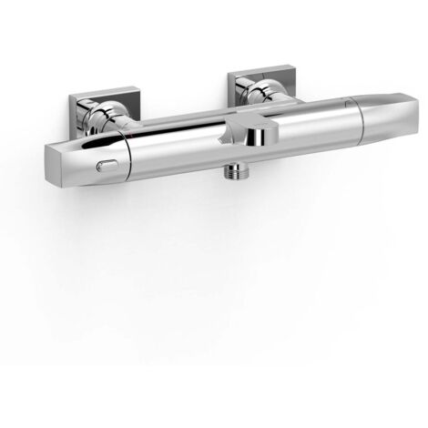 Robinet thermostatique mural pour baignoire et doucheSans accessoires Chrome - TRES 19017405
