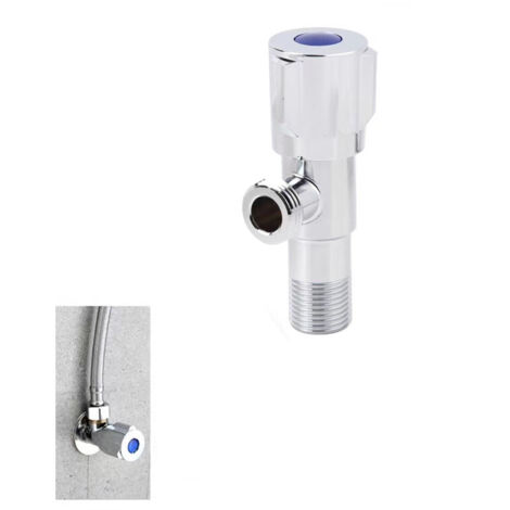 ROBINET THERMOSTATIQUE RACCORD D'ANGLE 1/2" RADIATEUR EN ALLIAGE DE ZINC DGO-153