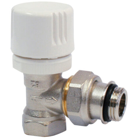 Robinet thermostatisable corps équerre Femelle 3/8" (12/17) - Somatherm