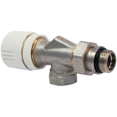 Robinet thermostatisable corps équerre inversée Femelle 1/2" (15/21) - Somatherm