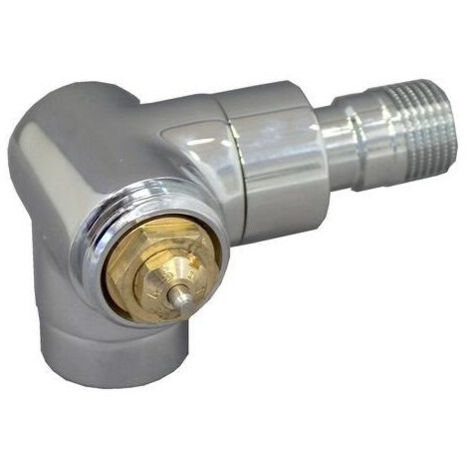 Robinet THERM.SERIE E 1/2ANGLE RAC.GAUCHE chroméE