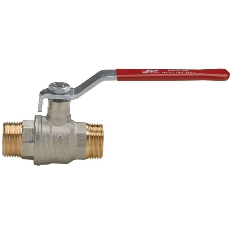 Altech - vanne à sphère en laiton - mâle / mâle - 1 pouce