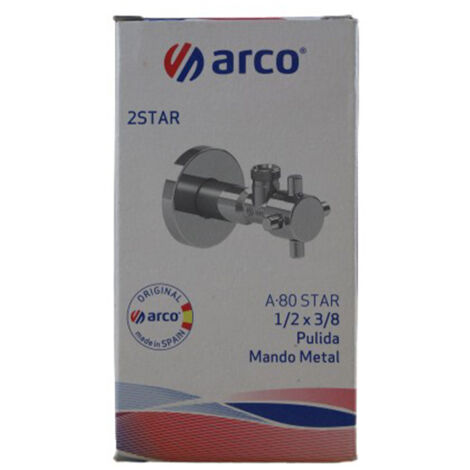 Robinet WC Star Mâle 1/2" (15/21) Mâle 3/8" (12/17) - Arco
