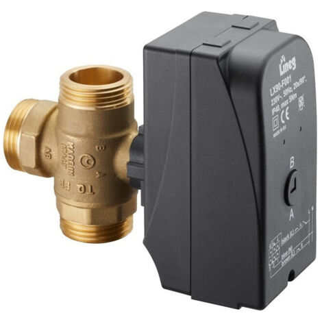 Robinet3 VOIES,MOT. 230V, STRAT., DN25, POUR REGUMAQ X-25/X-45