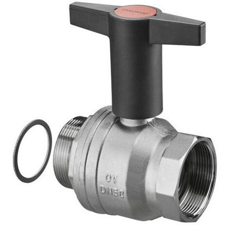 RobinetA TOURN. SPHER. DN50 A JOINT PLAT, POUR MULTIDIS SFI