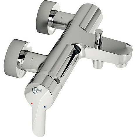robineterie de baignoire en saillie chromé