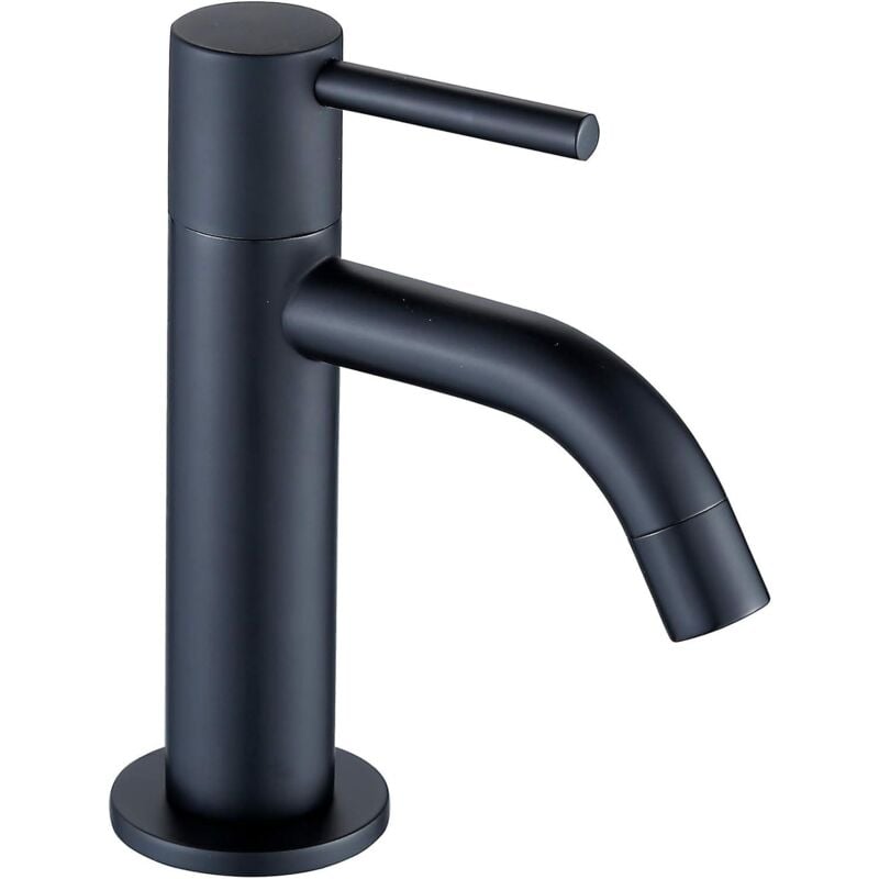 Alovez - Robinets de salle de bain, robinet de lavabo pour eau froide, robinet d'eau froide, robinet d'eau froide